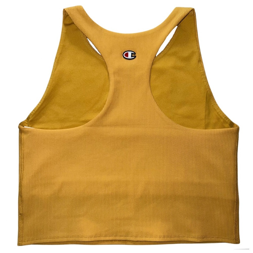 Champion C Logo Soft Touch Ribbed Cropped Tank Top - Picture 5 of 8
